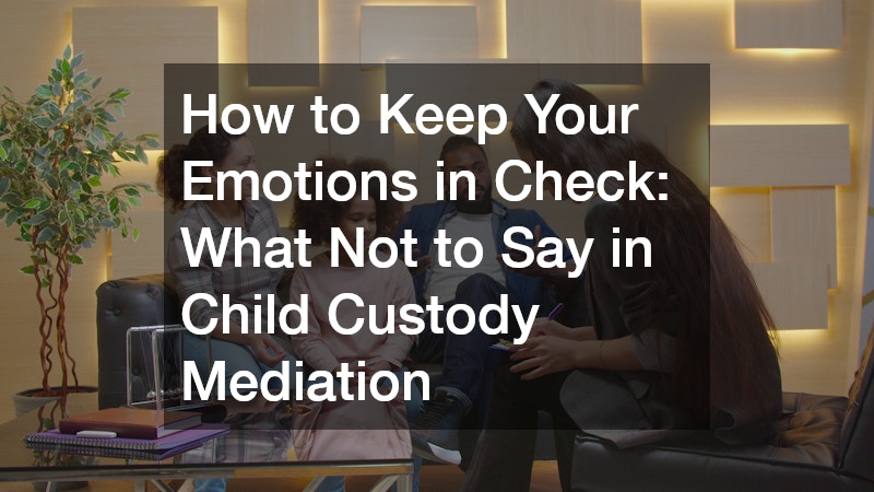 child custody mediation on going